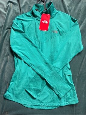 The North Face Women's Teal Full-Zip Performance Jacket